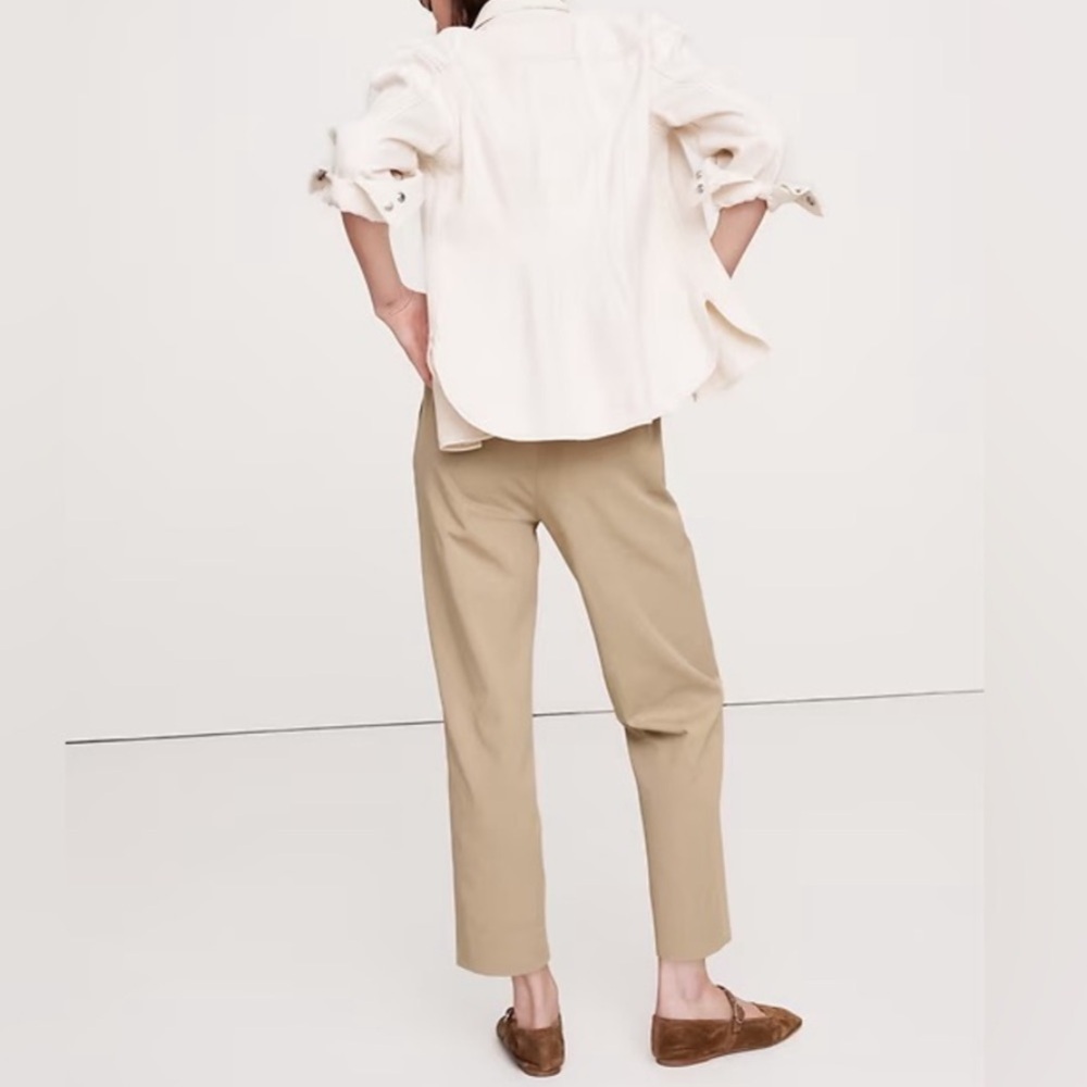 NWT Banana Republic Wide Leg Ankle Slacks Sz 12P